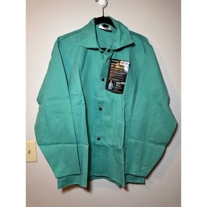 Tillman 6230M Welding Jacket Flame Retardant Cotton Green Medium 30" Lightweight